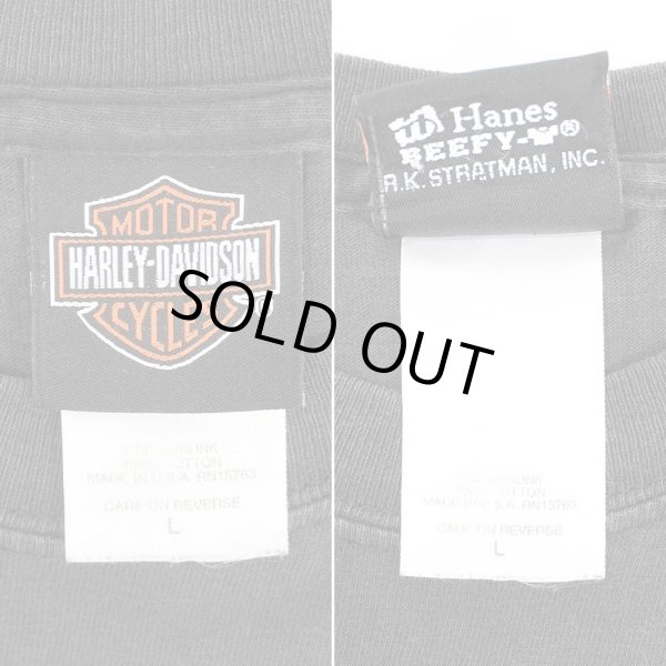 画像3: 00's HARLEY-DAVIDSON 両面プリントTシャツ "MADE IN USA" (3)