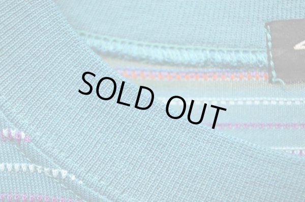 画像4: 80's OLD STUSSY マルチボーダー柄 ポケットTシャツ “MADE IN USA” (4)