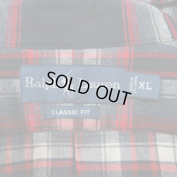 画像2: 00's Polo Ralph Lauren ボタンダウンシャツ "BLACK / CLASSIC FIT" (2)