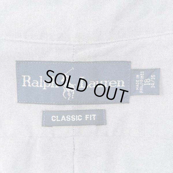 画像2: 90-00's Polo Ralph Lauren ボタンダウンシャツ "GRAY / CLASSIC FIT" (2)
