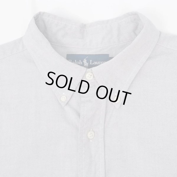 画像4: 90-00's Polo Ralph Lauren ボタンダウンシャツ "GRAY / CLASSIC FIT" (4)