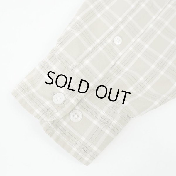 画像4: 90's Eddie Bauer ボタンダウンシャツ "白タグ / Khaki Plaid" (4)