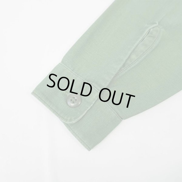 画像4: 70's US.ARMY コットンサテン ユーティリティーシャツ (4)