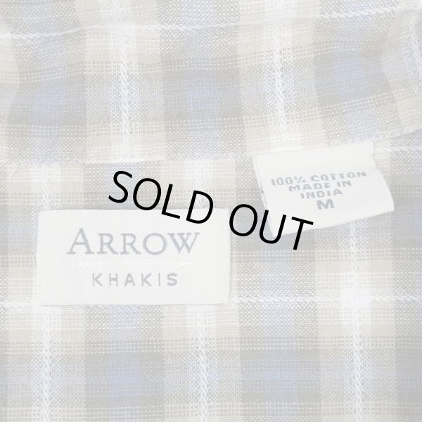 画像2: 90-00's KHAKI'S by ARROW S/S オープンカラーシャツ (2)