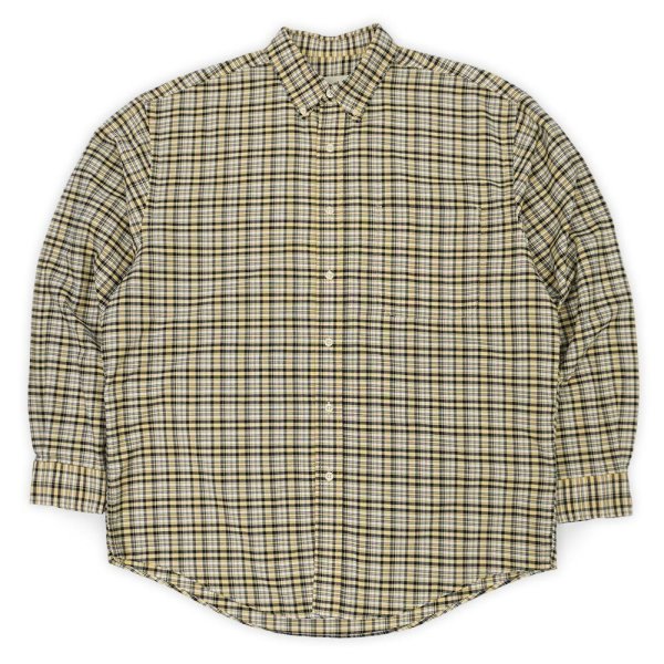 画像1: 90's Eddie Bauer ボタンダウンシャツ “Yellow Plaid” (1)
