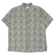 画像1: 00's J.CREW 総柄 S/S レギュラーカラーシャツ (1)