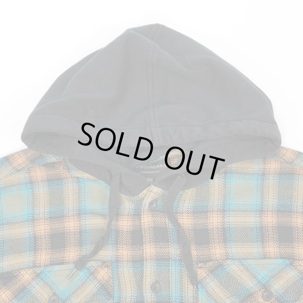 画像3: 00's NO BOUNDARIES フーディーネルシャツ "Ombre Plaid" (3)