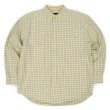画像1: 00's Eddie Bauer ボタンダウンシャツ “Yellow Plaid” (1)