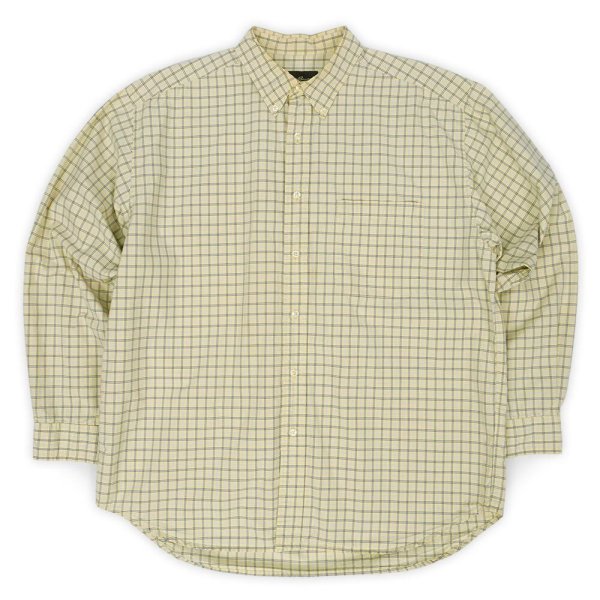 画像1: 00's Eddie Bauer ボタンダウンシャツ “Yellow Plaid” (1)