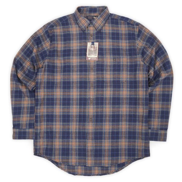 画像1: 00's ARROW フランネルボタンダウンシャツ "DEADSTOCK" (1)