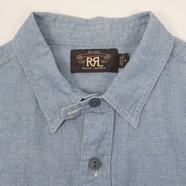 画像3: 00's RRL ベンチレーション シャンブレーシャツ "COTTON×HEMP" (3)