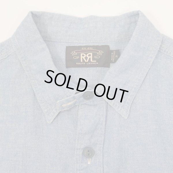 画像3: 00's RRL ベンチレーション シャンブレーシャツ "COTTON×HEMP" (3)