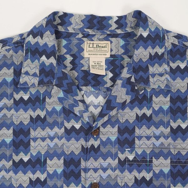 画像3: 00's L.L.Bean S/S 総柄 オープンカラーシャツ 【2】 (3)