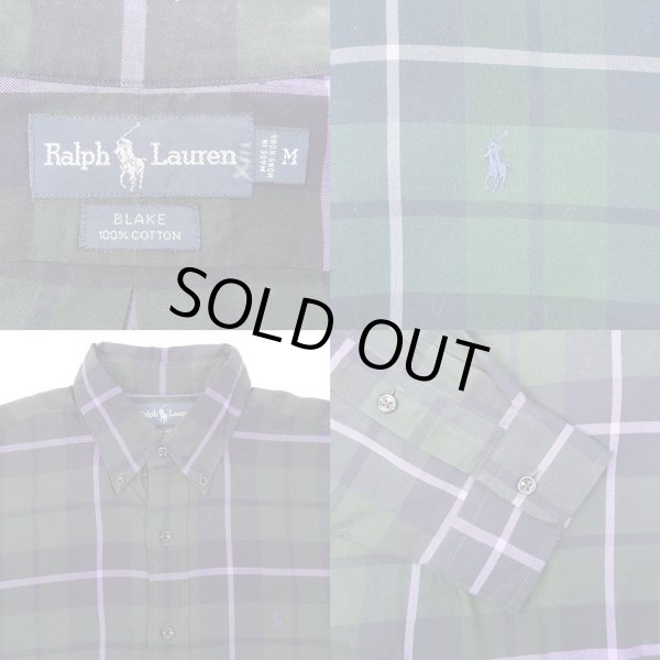 画像3: 90's Polo Ralph Lauren チェック柄 ボタンダウンシャツ "BLAKE" (3)