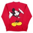 画像1: 90's MICKEY MOUSE キャラクタープリント スウェット “MADE IN USA” (1)