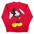 画像1: 90's MICKEY MOUSE キャラクタープリント スウェット “MADE IN USA” (1)