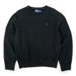 画像1: 90's Polo Ralph Lauren リバースウィーブタイプ スウェット “BLACK” (1)