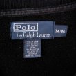 画像3: 90's Polo Ralph Lauren リバースウィーブタイプ スウェット “BLACK” (3)