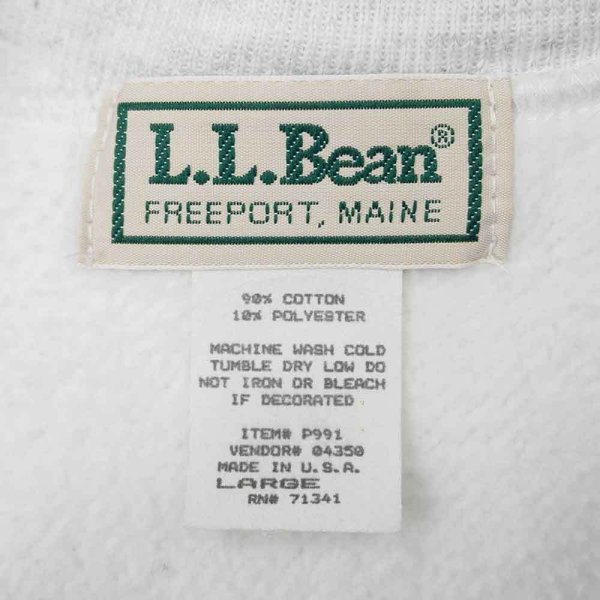 画像2: 80-90's L.L.Bean シュータースウェット “DEADSTOCK / MADE IN USA” (2)