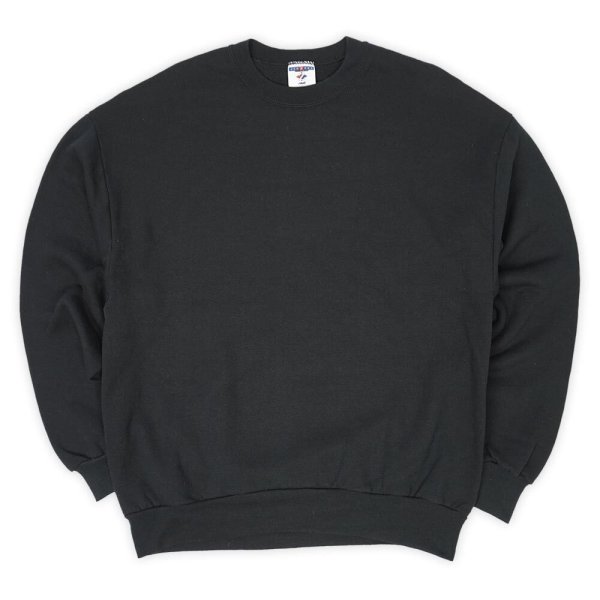 画像1: Late 90's JERZEES ブランクスウェット "BLACK / MADE IN USA / DEADSTOCK" (1)