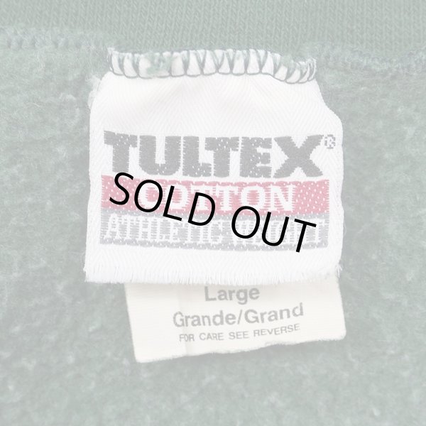 画像2: 90's TULTEX タートルネック ブランクスウェット “GREEN / MADE IN USA” (2)