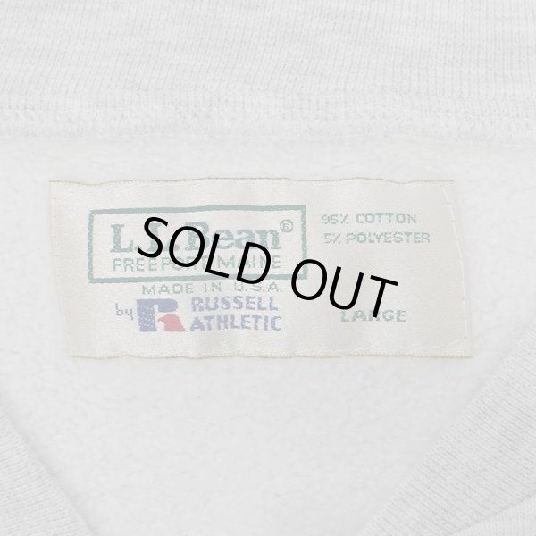 画像2: 90's L.L.Bean × RUSSELL ヘンリーネックスウェット “MADE IN USA” (2)