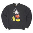 画像1: 90-00's Disney Mickey Mouse キャラクタープリント スウェット "MADE IN USA" (1)
