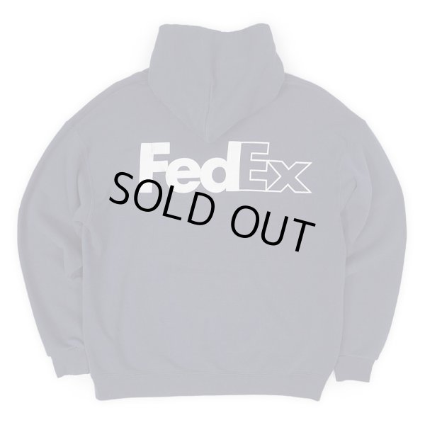 画像1: 90-00's FedEx ロゴプリント スウェットパーカー "Lee body" (1)
