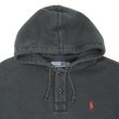 画像3: 00's Polo Ralph Lauren ヘンリーネック スウェットパーカー "BLACK" (3)