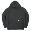 画像1: 00's Carhartt スウェットパーカー "BLACK" (1)