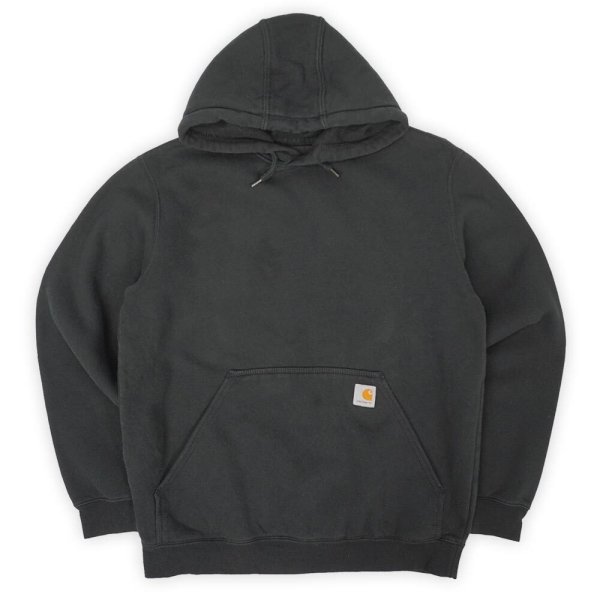 画像1: 00's Carhartt スウェットパーカー "BLACK" (1)