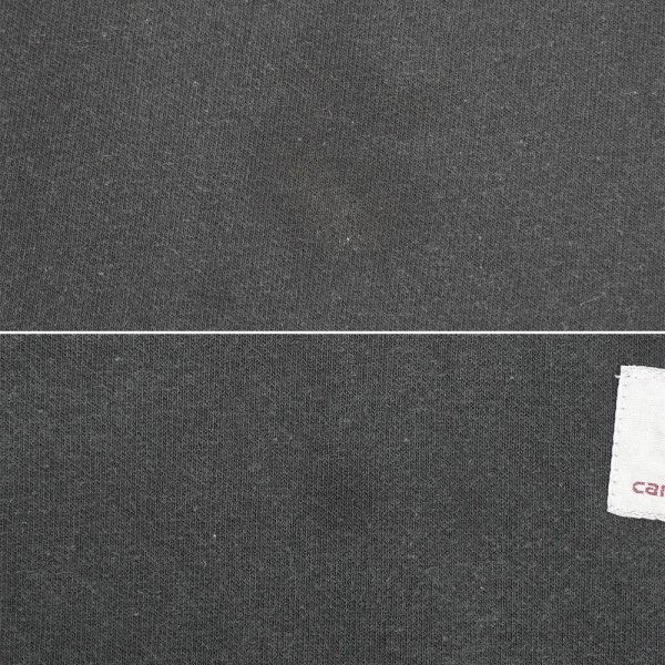 画像4: 00's Carhartt スウェットパーカー "BLACK" (4)