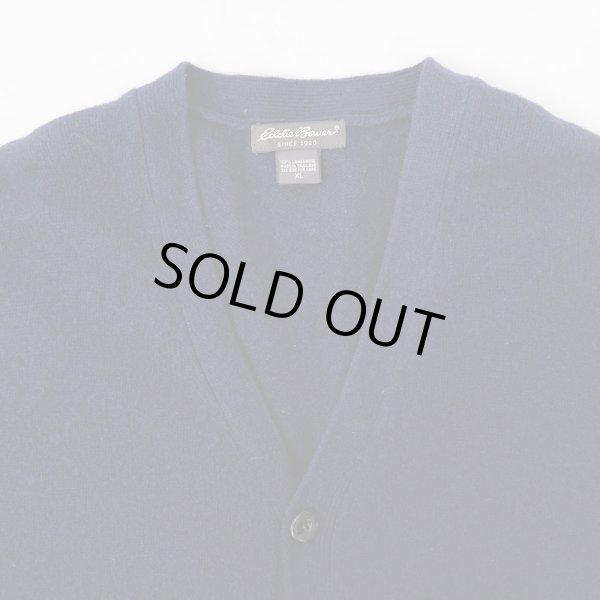 画像3: 00's Eddie Bauer ラムウール ハイゲージニットカーディガン (3)