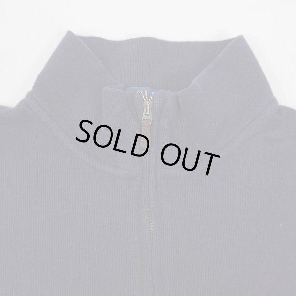 画像3: 00's Polo Ralph Lauren ハーフジップ コットンニット "NAVY" (3)