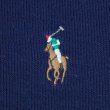 画像4: 00's Polo Ralph Lauren ハーフジップ コットンニット "NAVY" (4)