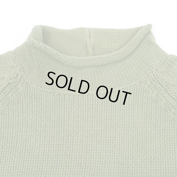 画像3: 90's J.CREW ロールネック コットンニット "OLIVE" (3)