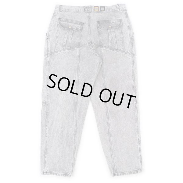 画像2: 90's Lee NAVIGATION THE FALCON LEAGUE ブラックデニムパンツ (2)