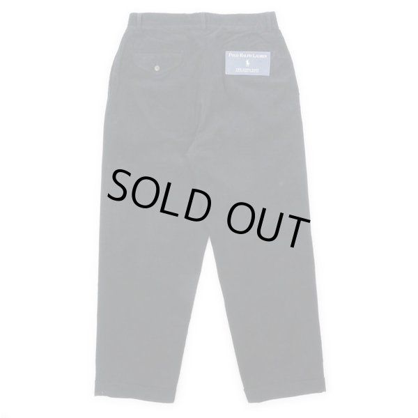 画像2: 90-00's Polo Ralph Lauren 2タック コーデュロイトラウザー "DEADSTOCK" (2)