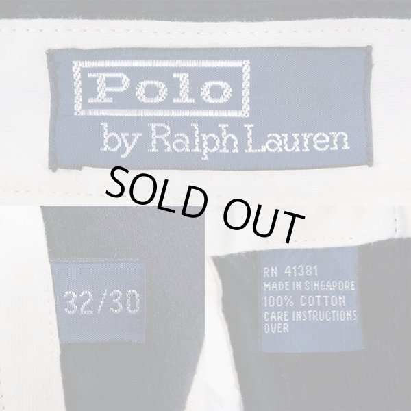 画像3: 90-00's Polo Ralph Lauren 2タック コーデュロイトラウザー "DEADSTOCK" (3)
