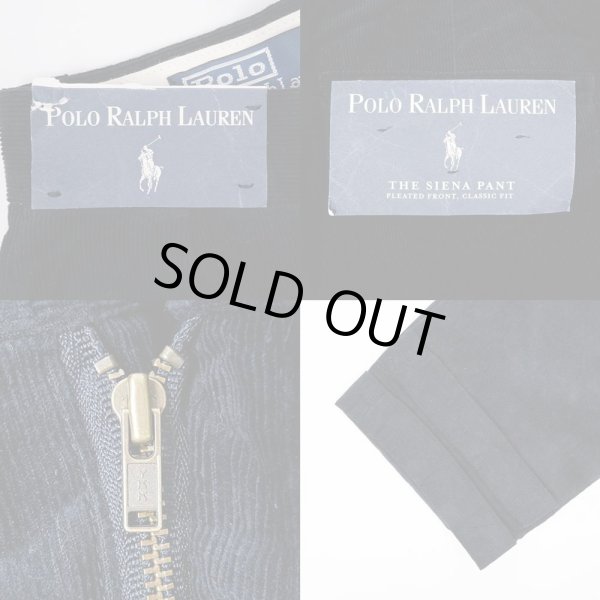 画像4: 90-00's Polo Ralph Lauren 2タック コーデュロイトラウザー "DEADSTOCK" (4)