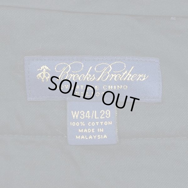 画像3: 00's Brooks Brothers 2タック チノトラウザー "ELLIOT / W34 L29" (3)