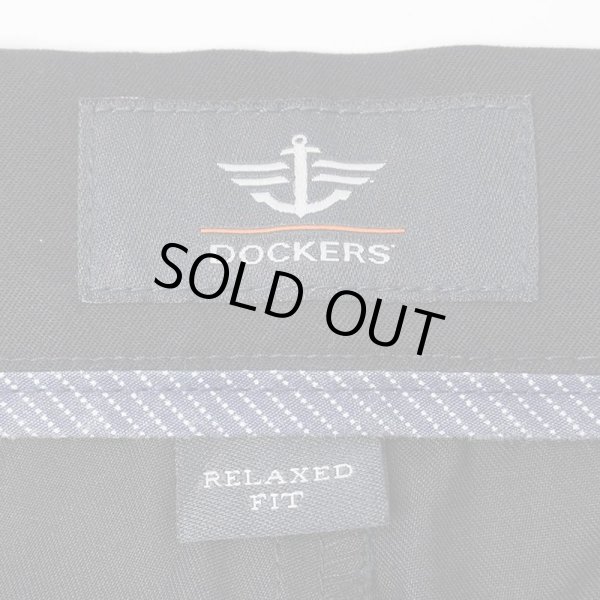 画像3: 00's DOCKERS 2タック チノトラウザー “DEADSTOCK / BLACK / W36 L29” (3)