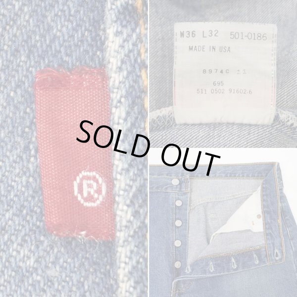 画像4: Early 00's Levi's 501 デニムパンツ "MADE IN USA / W36 L32" (4)