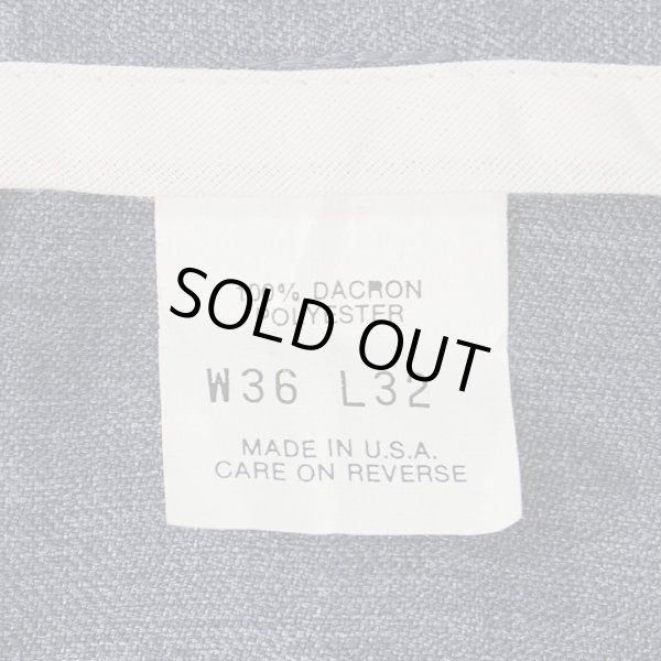 画像4: 90's Levi's アクションスラックス "MADE IN USA / HEATHER BLUE" (4)