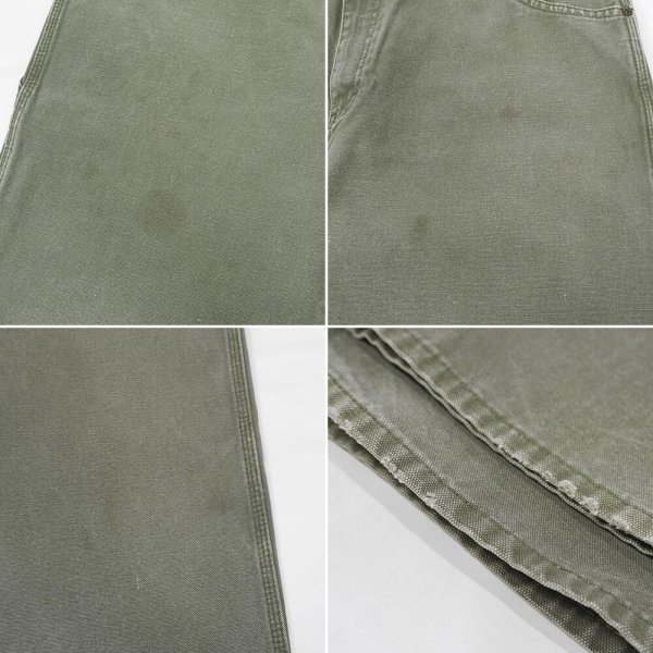 画像4: 00's Dickies ダックペインターパンツ "MOS GREEN / W36 L32" (4)