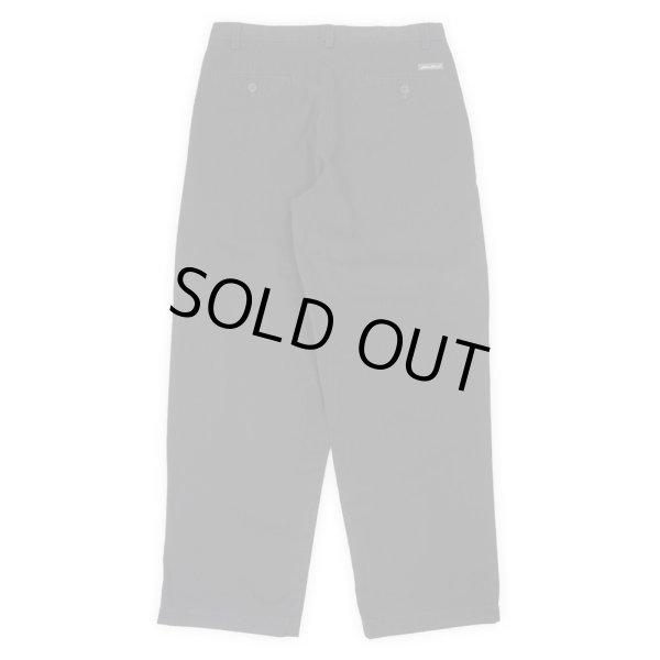 画像2: 00's Eddie Bauer 2タック チノトラウザー "BLACK / W33 L30" (2)