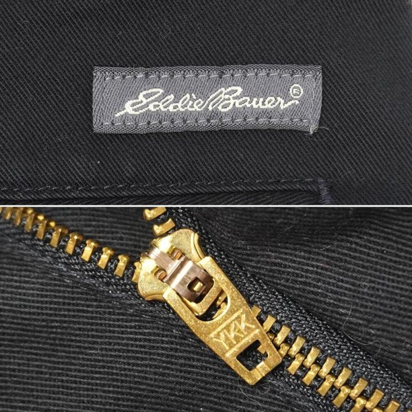画像4: 00's Eddie Bauer 2タック チノトラウザー "BLACK / W33 L30" (4)