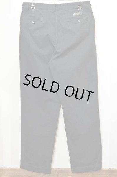 画像2: POLO Ralph Lauren 2タック チノトラウザー “ANDREW PANT / BLACK” (2)