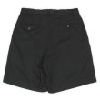 画像2: 90's Polo Ralph Lauren 2タック ポリエステルショーツ "BLACK" (2)