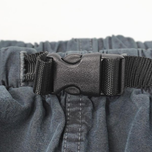 画像4: 90's STEEL BRIDGE カラーシャンブレー ショーツ "BLUE GRAY / MADE IN USA / DEADSTOCK" (4)